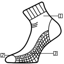 TSR bambusové ponožky Lasting