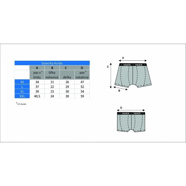 KVIDO II pánské boxerky Voxx - CARS