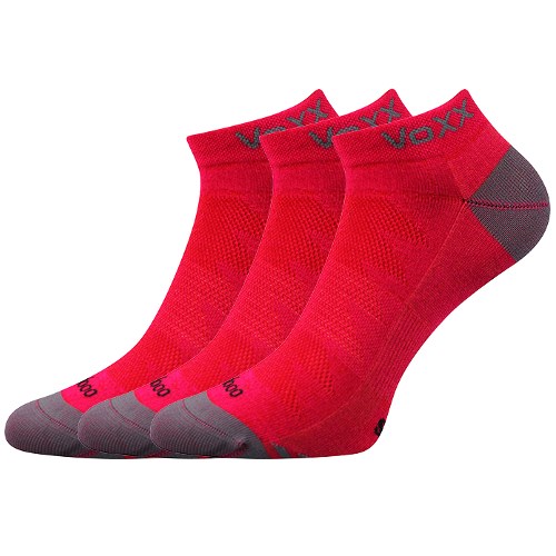 Levně BOJAR sportovní bambusové kotníčkové ponožky Voxx Magenta 39-42 3 páry