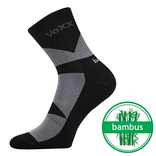 Levně BAMBO bambusové ponožky Voxx Černá 39-42 1 pár