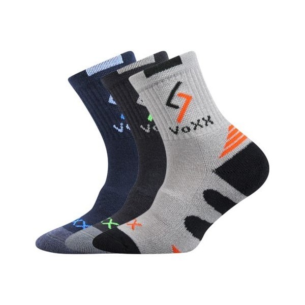 Levně TRONIC dětské froté ponožky Voxx Kluk 30-34 3 páry