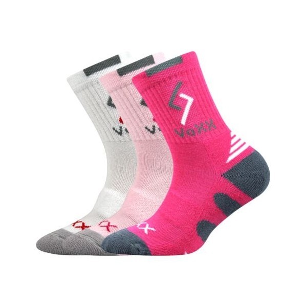 Levně TRONIC dětské froté ponožky Voxx Holka 35-38 3 páry