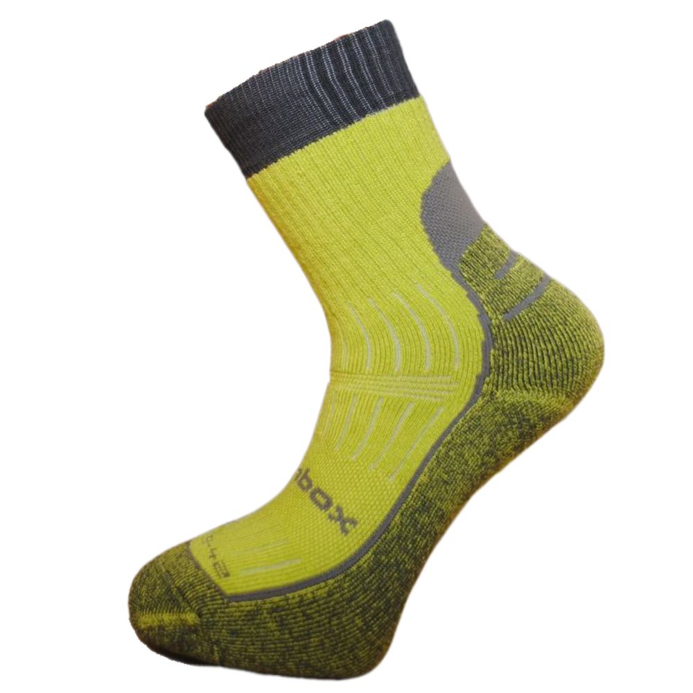 Levně BX-7 DURABLE FUN bambusové ponožky BAMBOX Limetka 39-42 1 pár