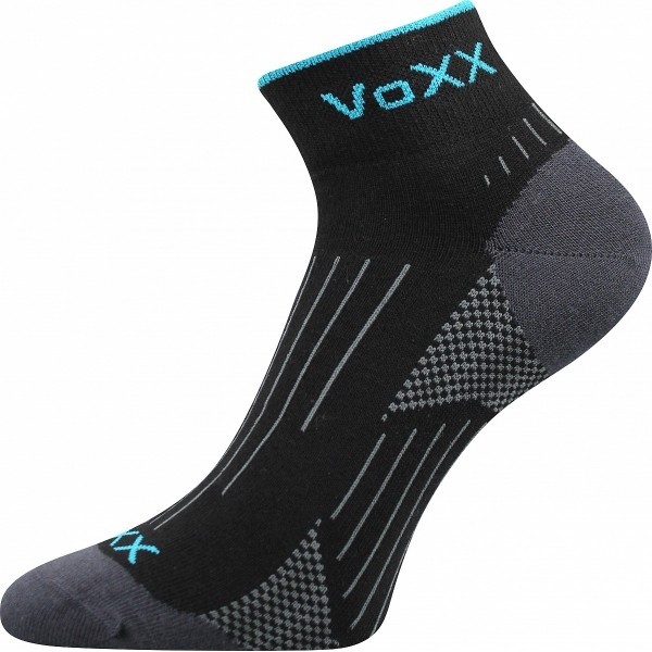 Levně AZUL slabé sportovní ponožky Voxx Černá 43-46 3 páry
