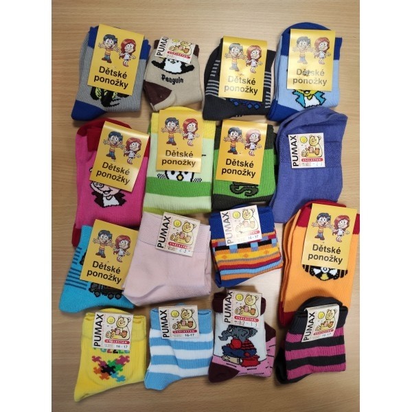 Levně PUM-KIDS dětské veselé ponožky Pumax Holka 33-35 1 pár