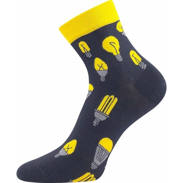 DORWIN trendy veselé ponožky Lonka - ŽÁROVKY