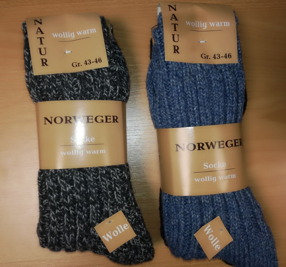 Levně VLNA extra teplé vlněné ponožky TRENDY SOCKS Náhodný mix 39-42 2 páry