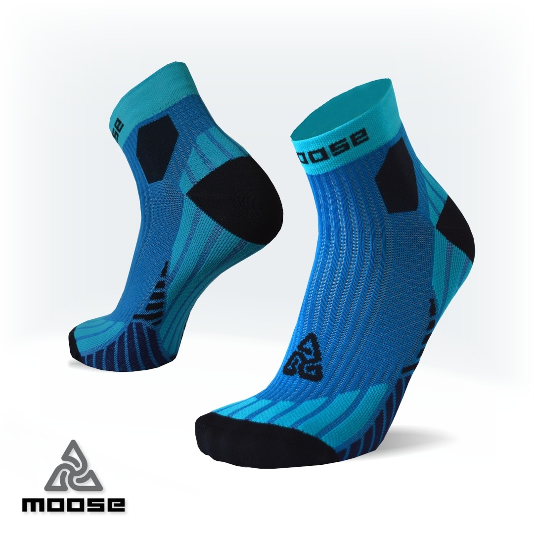 Levně ULTRAMARATHON NEW běžecké ponožky Moose Modrá XS 1 pár