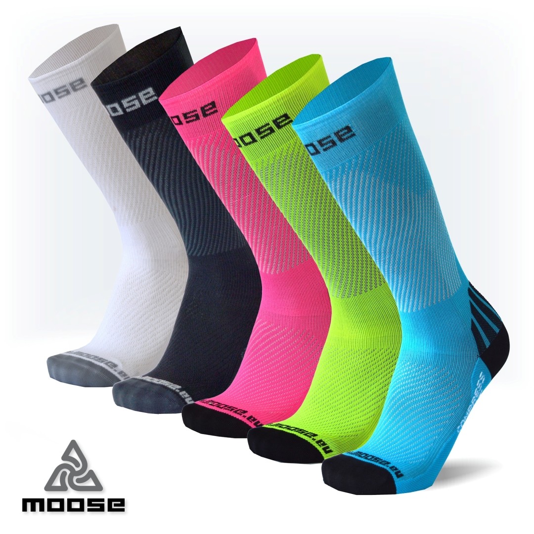 COMPRESS SPURT kompresní funkční ponožky Moose