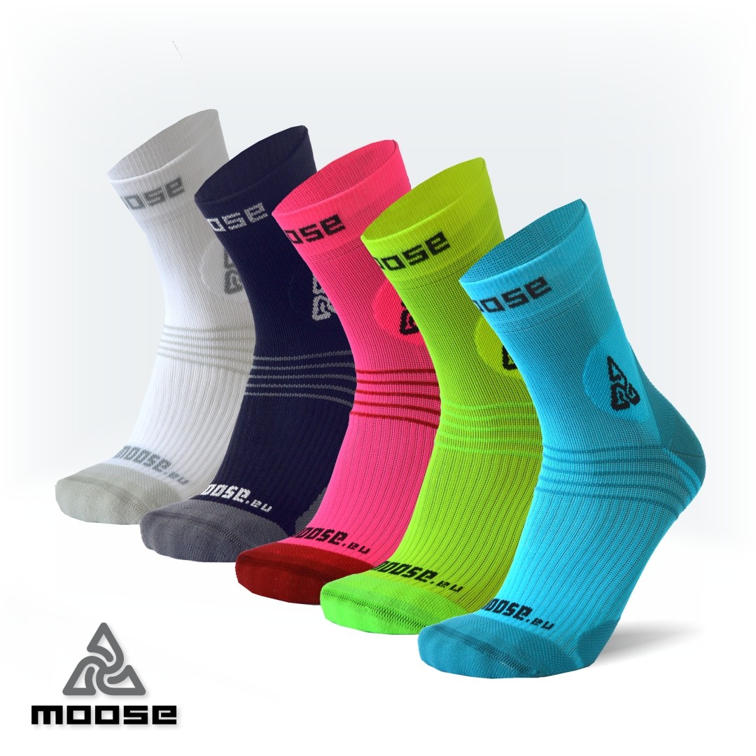 COMPRESS RUN běžecké kompresní ponožky Moose