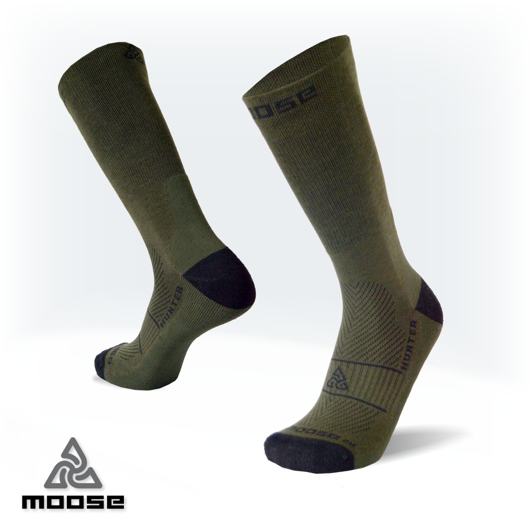 Levně HUNTER outdoorové ponožky Moose Zelená XL 1 pár