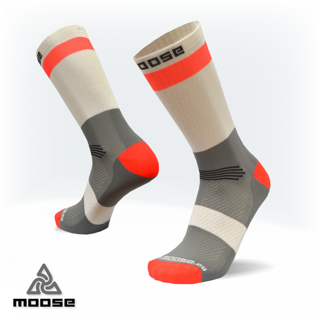 RACE POLY sportovní cyklo ponožky Moose