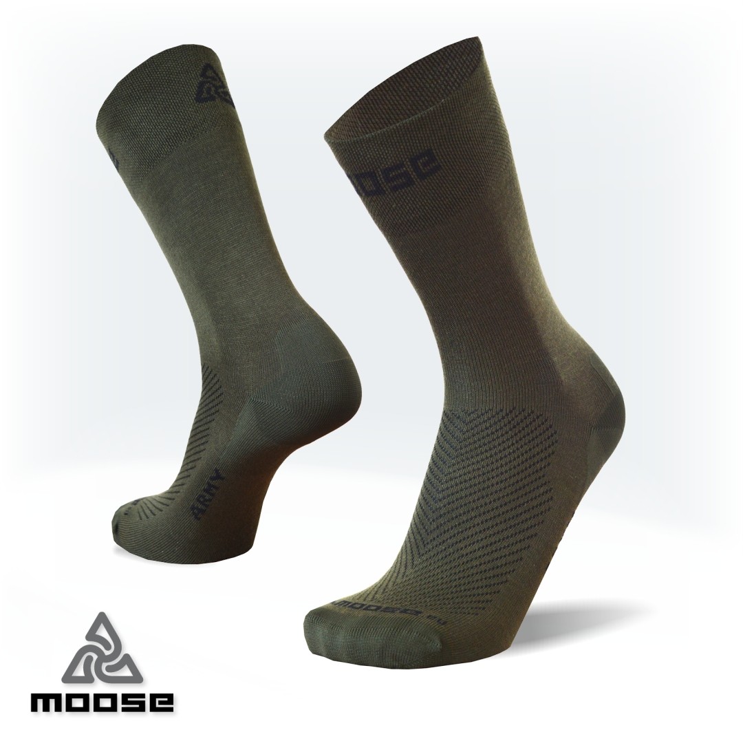 Levně ARMY funkční ponožky Moose Zelená XS 1 pár