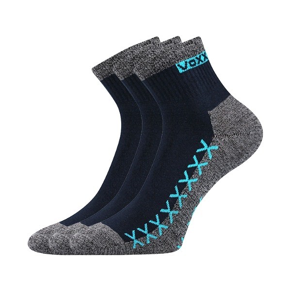 Levně VECTOR střední sportovní ponožky Voxx Tm. modrá 43-46 1 pár