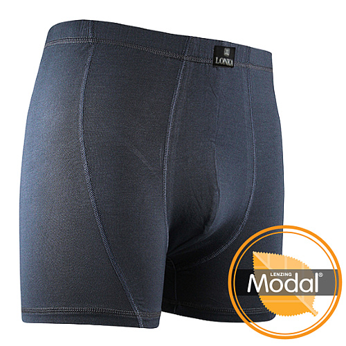 Levně BERNARD pohodlné modalové boxerky Lonka Tm. šedá XL 1 kus