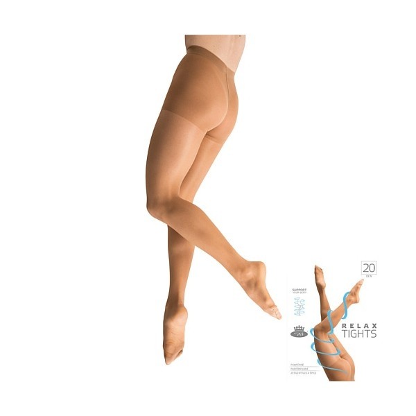 Levně RELAX tights 20 DEN kompresní punčochové kalhoty Lady B Opál XL 1 kus