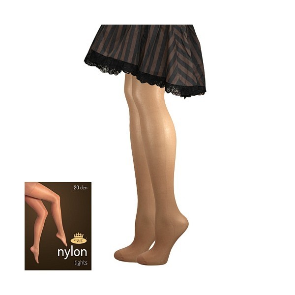 Levně NYLON tights 20 DEN punčochové kalhoty Lady B Zlatá M 1 kus
