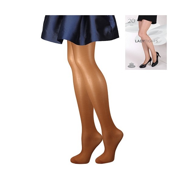 Levně LADY tights 20 DEN punčochové kalhoty Lady B Opál L 1 kus
