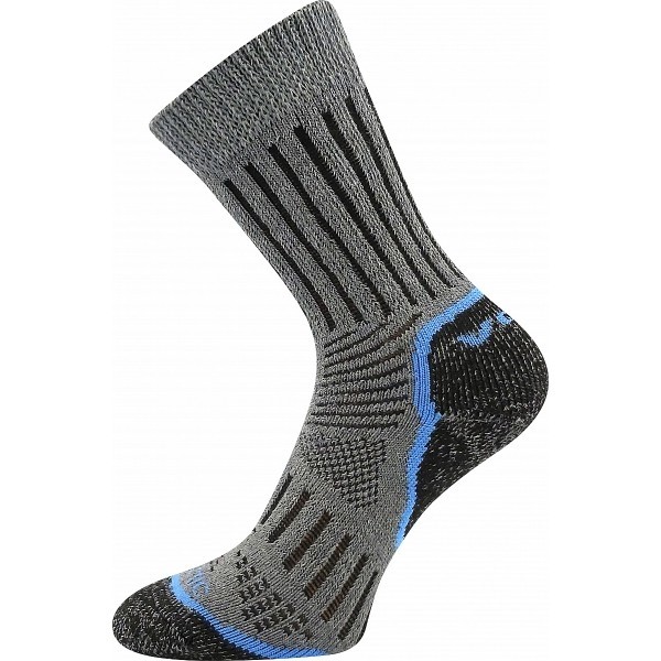 Levně GURU dětské outdoorové ponožky VoXX Šedá 30-34 1 pár