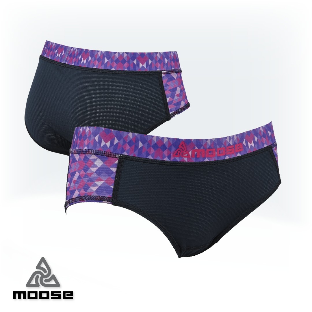 Levně TABIT PANTS WOMEN dámské rychleschnoucí funkční kalhotky Moose Fialová XL 1 kus