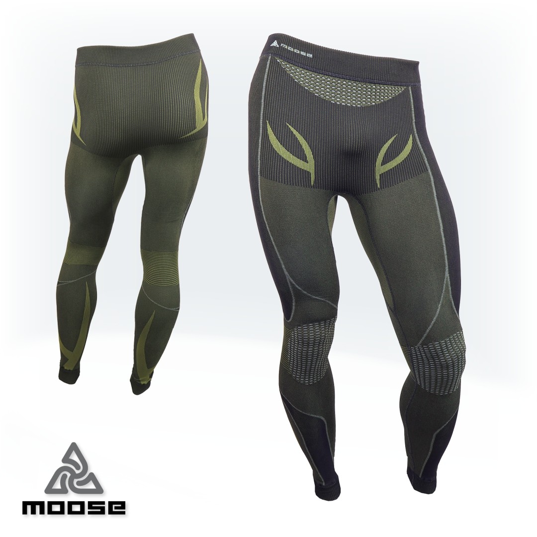 EXPEDITION PANTS MEN zimní funkční prádlo Moose Zelená XS / S 1 kus