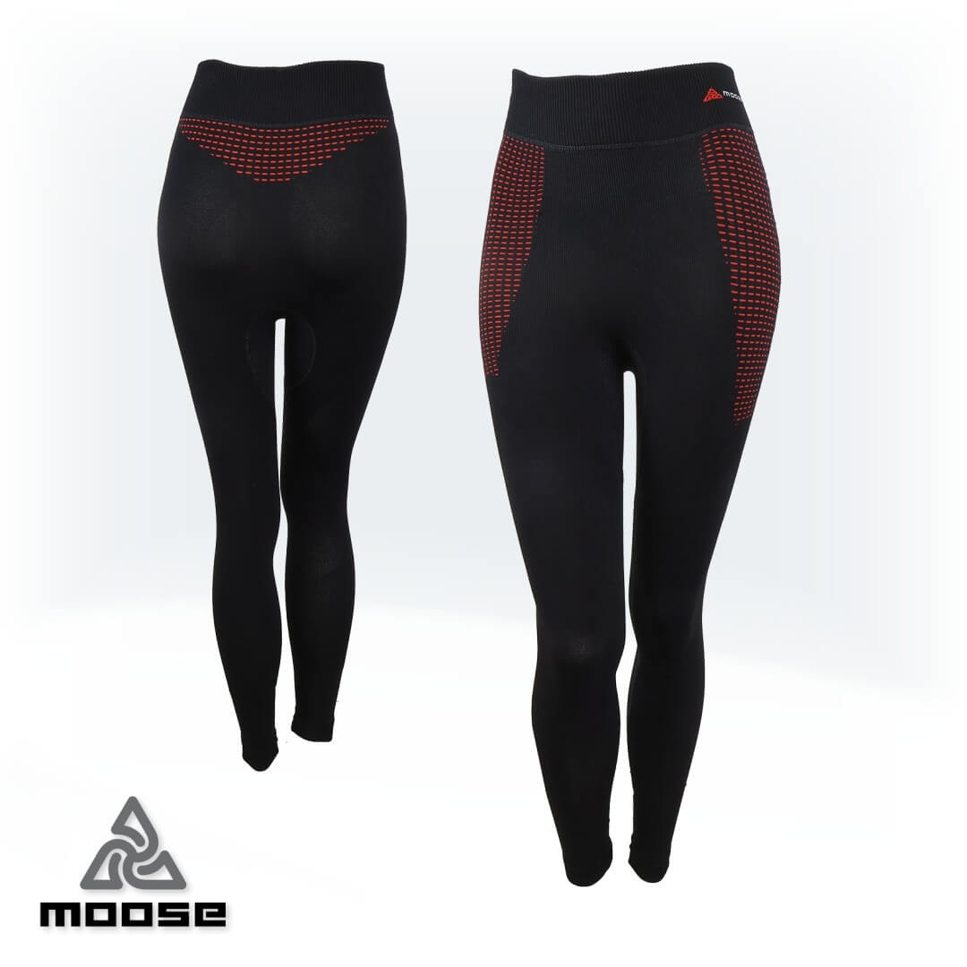 Levně SPEED PANTS LSL WOMEN seamless polokompresní termoprádlo Moose Červená XL / XXL 1 kus