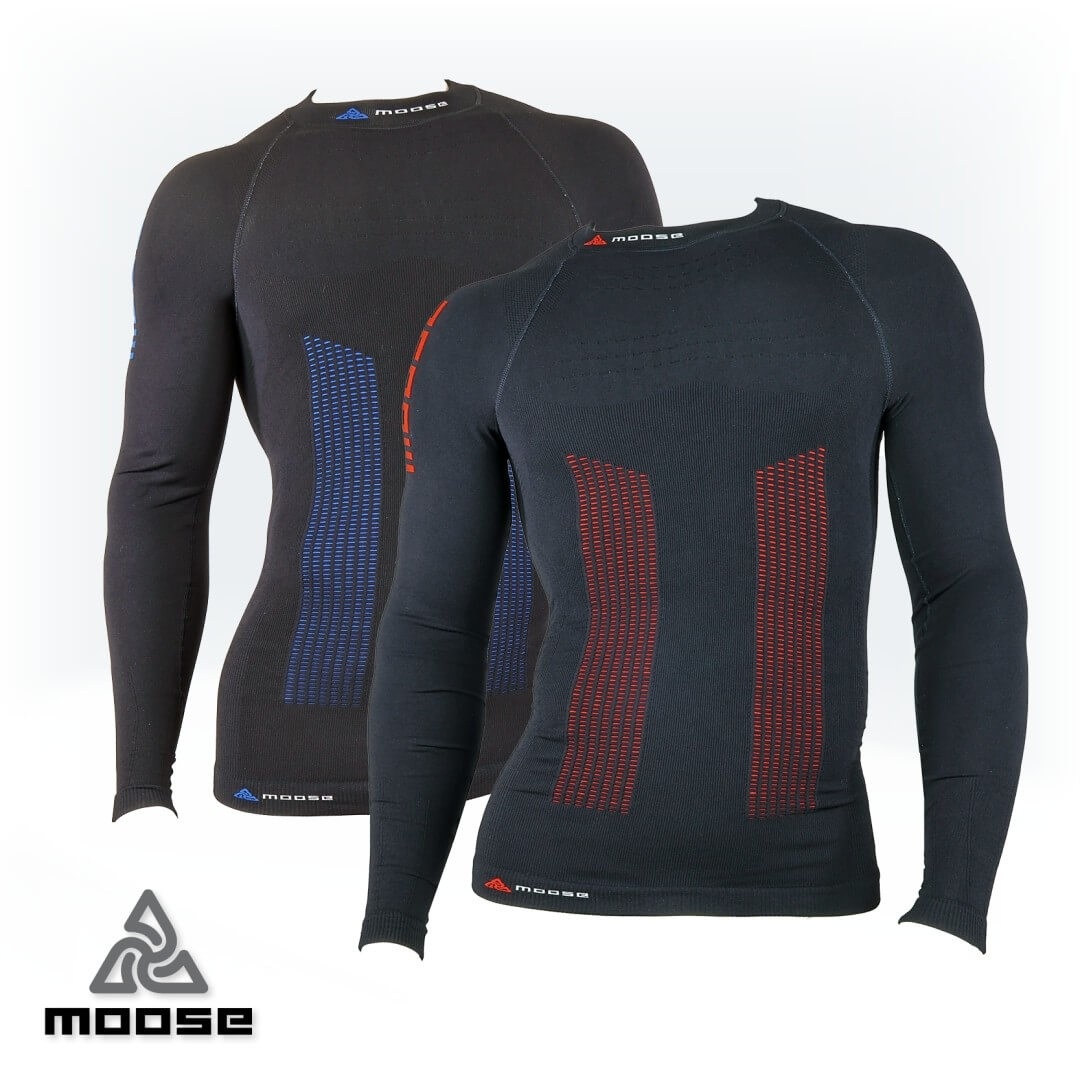 SPEED TEE LSL MEN seamless polokompresní termoprádlo Moose