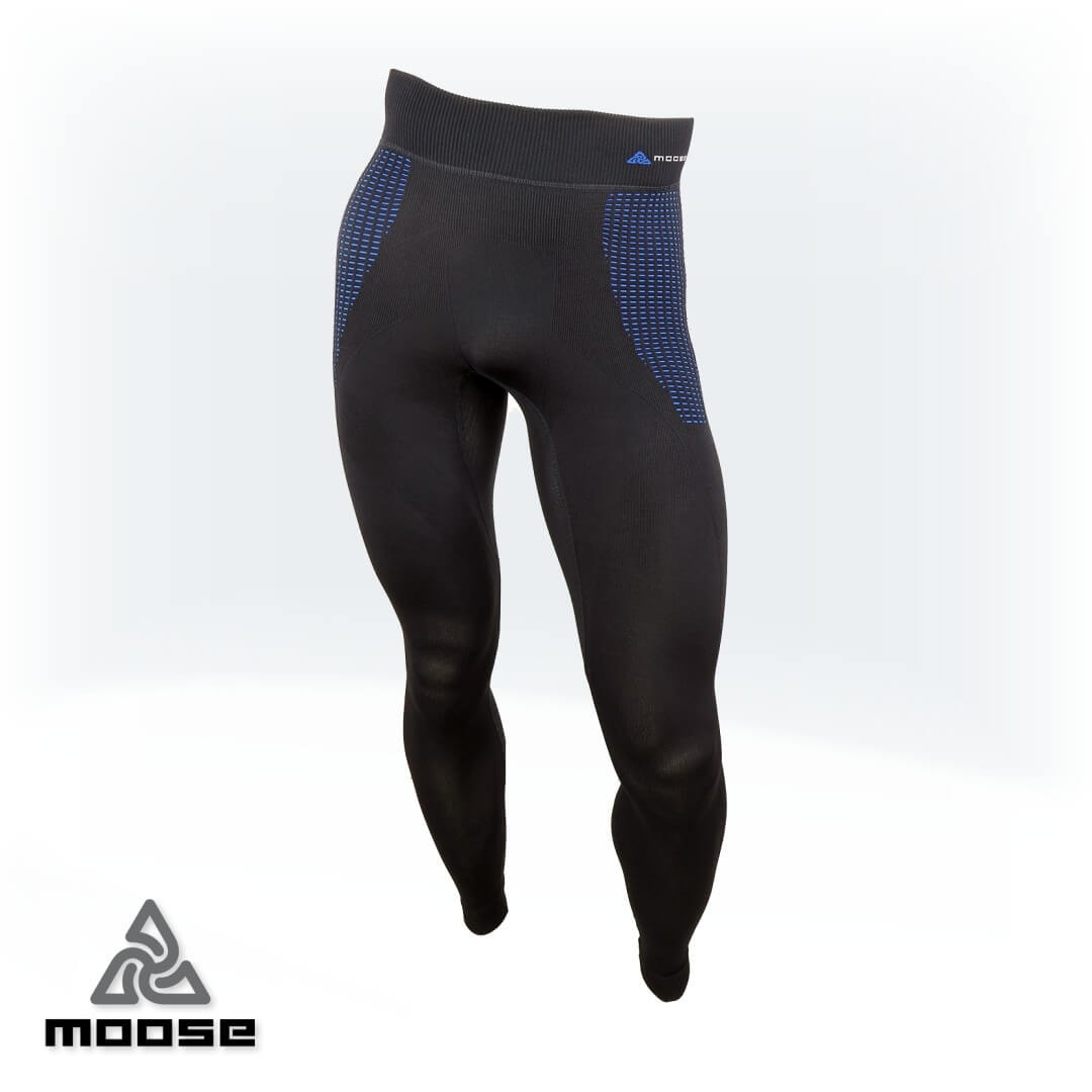 Levně SPEED PANTS LSL MEN seamless polokompresní termoprádlo Moose Modrá XS / S 1 kus