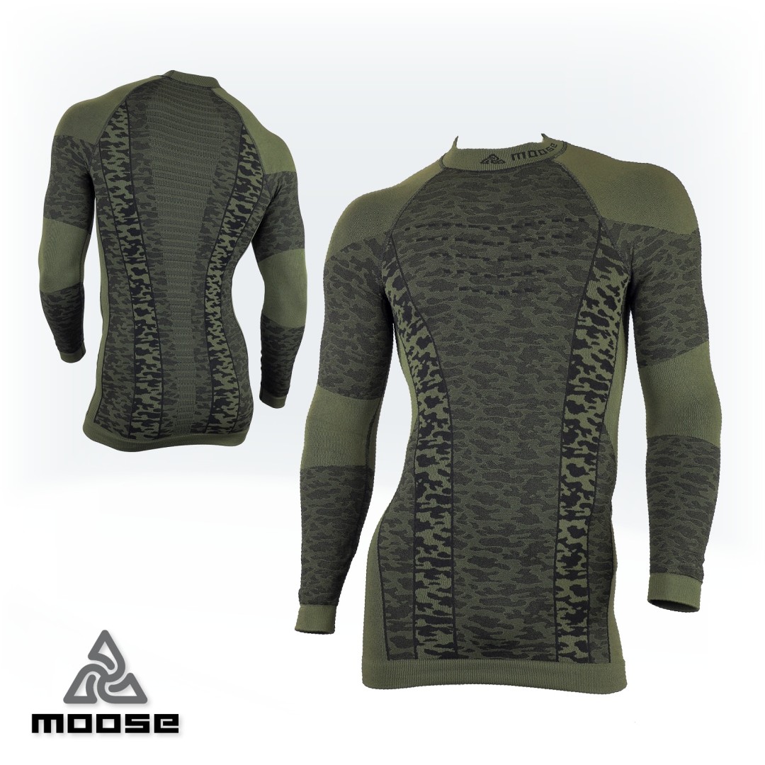 ELEMENT TEE MEN teplé prodloužené termoprádlo Moose Zelená M / L 1 kus