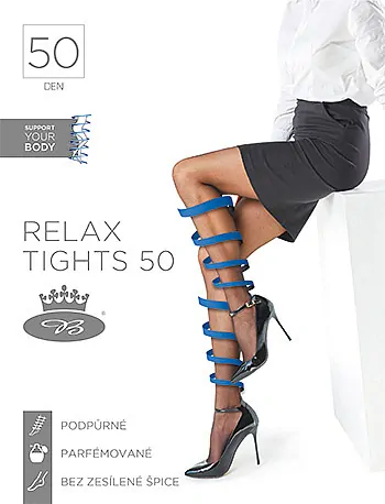 RELAX tights 50 DEN kompresní punčochové kalhoty Lady B