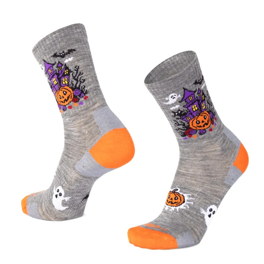 BESKYD HALLOWEEN merino strašidelné ponožky Moose