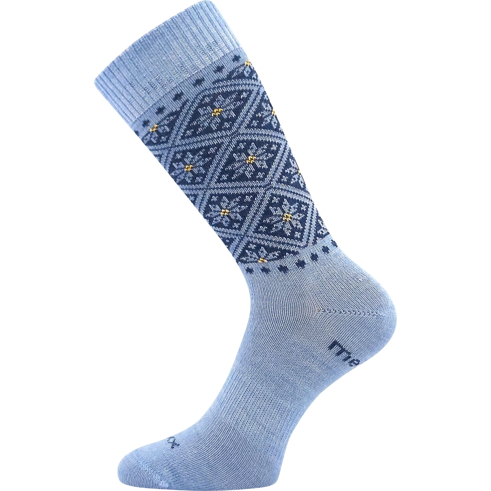 NORDKAPP merino ponožky s norským vzorem VoXX