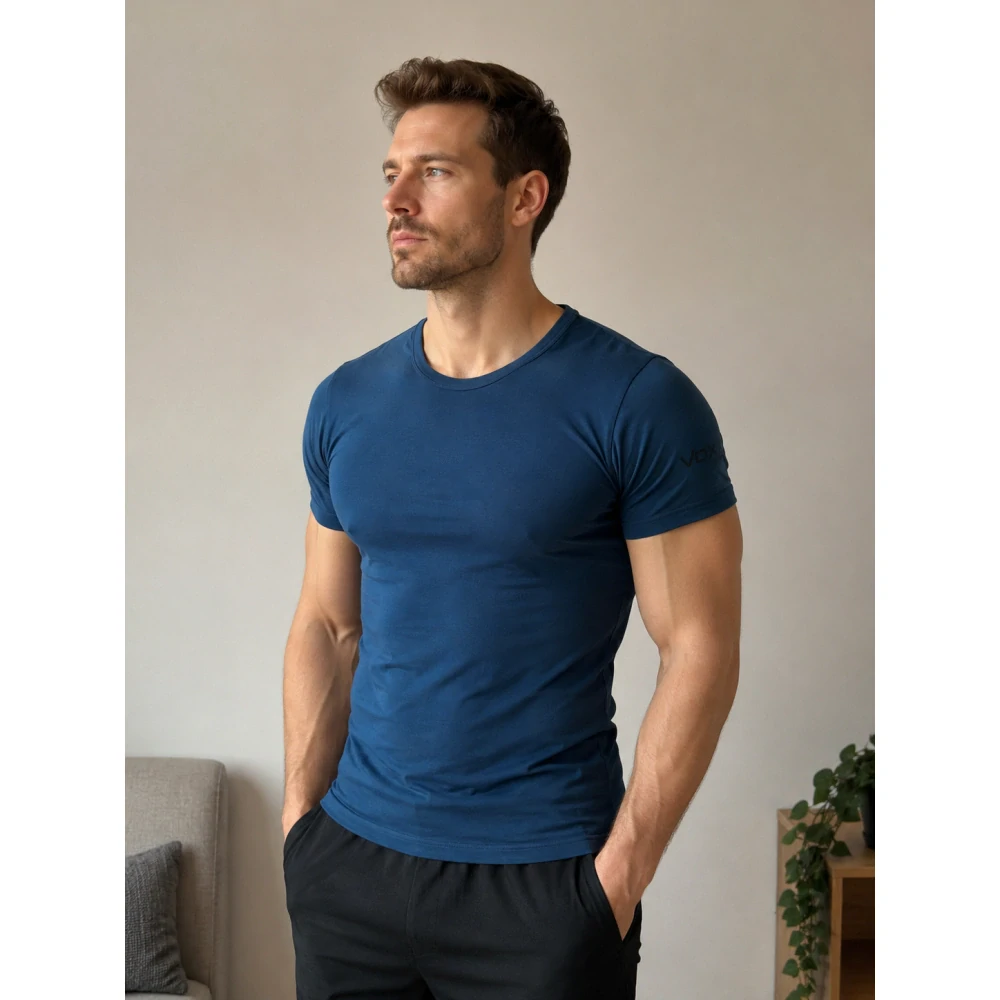 MERINOWOOL 01 pánské slim tričko s krátkým rukávem VoXX