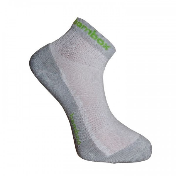 Levně BX-2 ANKLE bambusové kotníčkové ponožky BAMBOX Bílá 47-50 1 pár