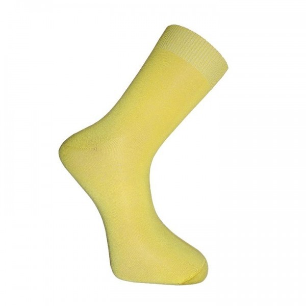 Levně COLORO bambusové barevné ponožky BAMBOX Žlutá 43-46 1 pár