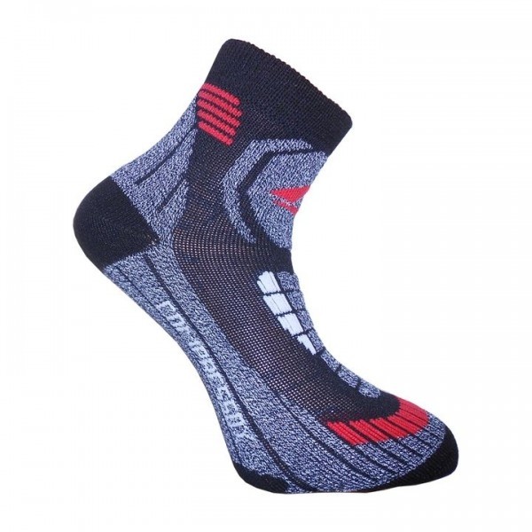 Levně CSX-WALK ANKLE funkční ponožky COMPRESSOX Černá 47-50 1 pár
