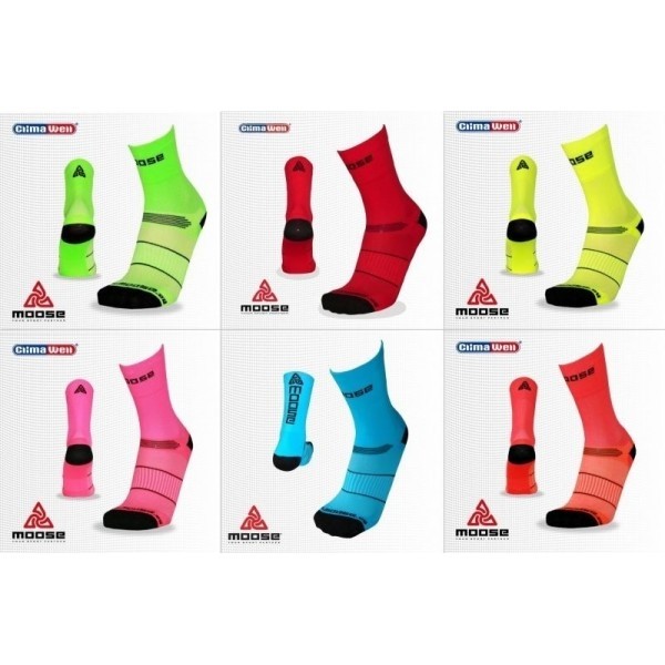 Race FLUO EXTRA reflexní ponožky Moose