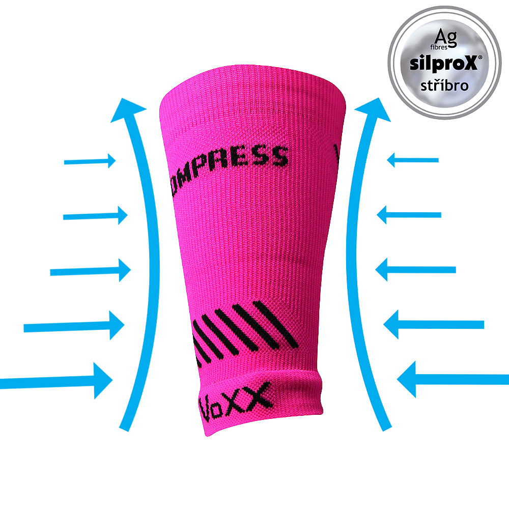 Levně PROTECT kompresní bandáž Voxx - ZÁPĚSTÍ Růžová L / XL 1 kus