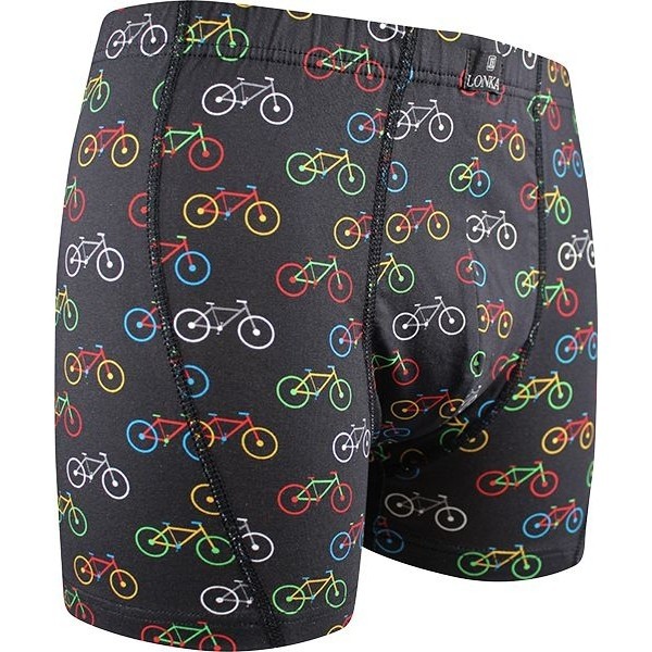 KEVIN pánské barevné elastické boxerky - BIKE