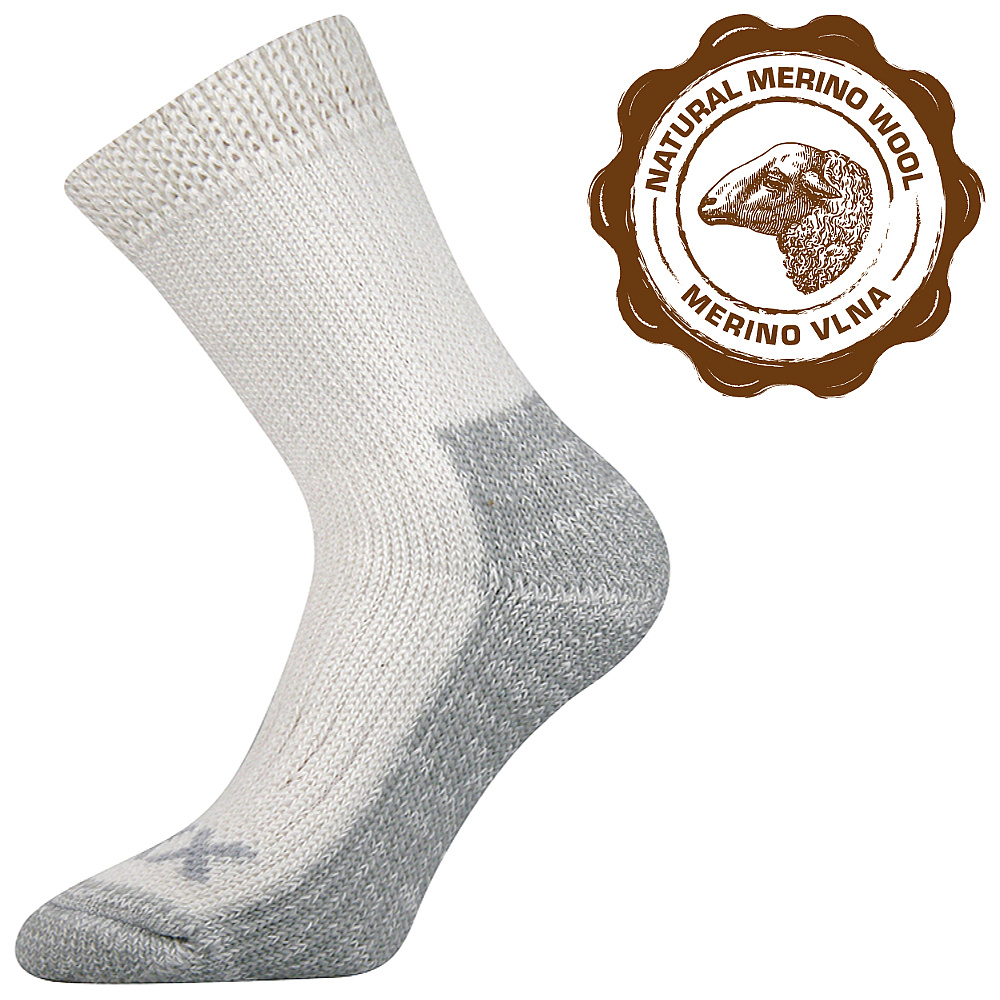 ALPIN zimní vlněné merino termo ponožky Voxx Smetanová 39-42 1 pár