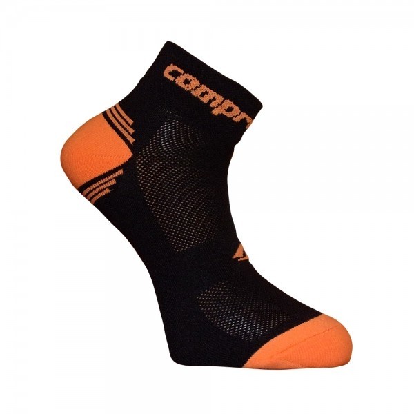 CSX-BIKE BLACK funkční ponožky COMPRESSOX Oranžová 35-38 1 pár