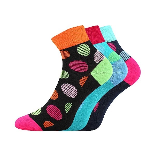 JANA dámské barevné ponožky - MIX 50