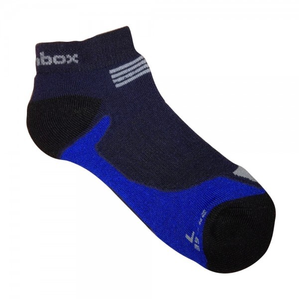 BX-STR nízké bambusové ponožky BAMBOX Tm. modrá / Modrá 39-42 1 pár