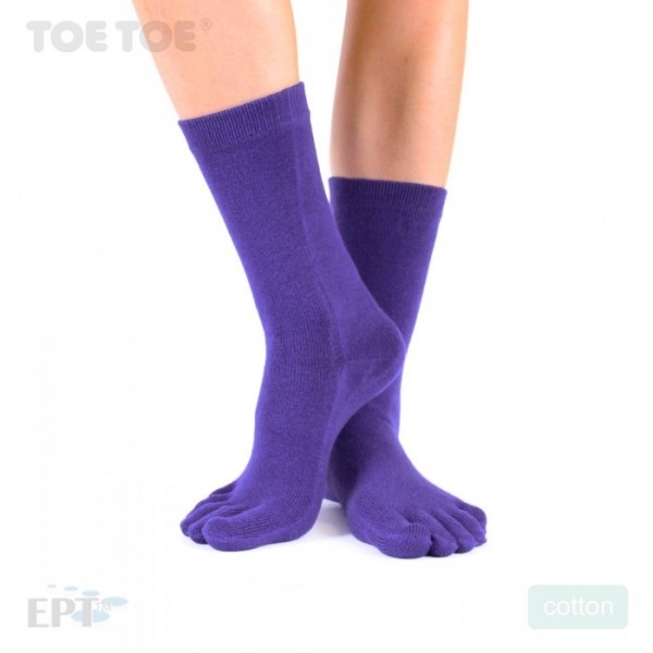 CLASSIC prstové ponožky ToeToe Fialová UNI 1 pár