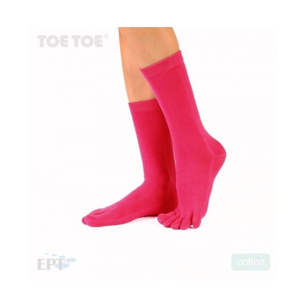 CLASSIC prstové ponožky ToeToe Fuchsia UNI 1 pár