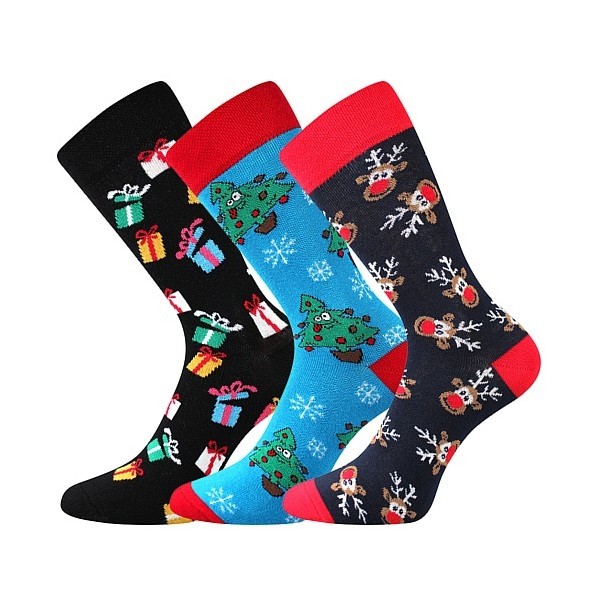 VÁNOČNÍ veselé ponožky Boma - DÁRKY