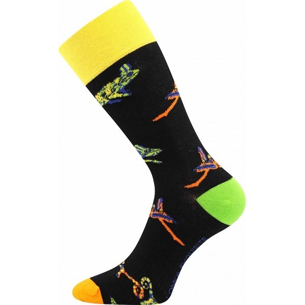 TUHU veselé ponožky Lonka - CHAMELEON - 1 pár EXTRA