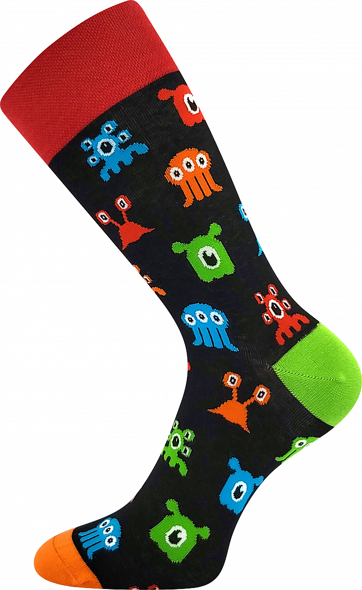 TWIDOR veselé ponožky Lonka - UFONI - 1 pár EXTRA