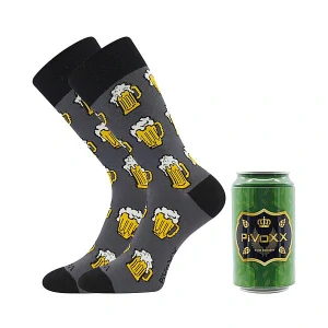 PIVoXX + PLECHOVKA pivní ponožky Voxx - vzor A