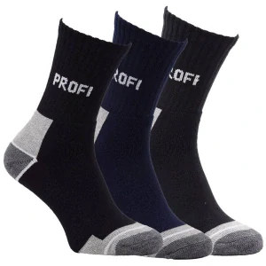 Bavlněné froté zpevněné pracovní ponožky RS